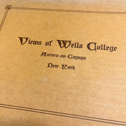 c1900 Views of Wells College Aurora-on-Cayuga New York Photo Book Album 8x10 A9