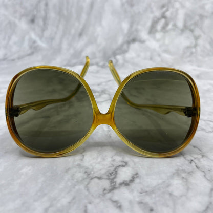 Vintage Oversized Frame Woman’s Sunglasses Eyglasses FRAMES DH France 5” TA9