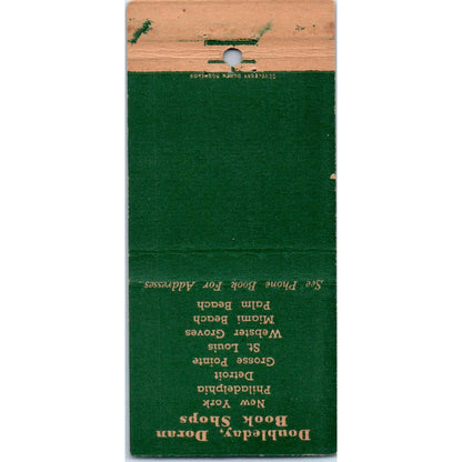 Doubleday Doran Bookshops Advertising Matchbook Cover SA1-M7