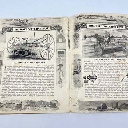 RARE 1900 Plano Light Running Harvesting Machinery Catalog Chicago TF7