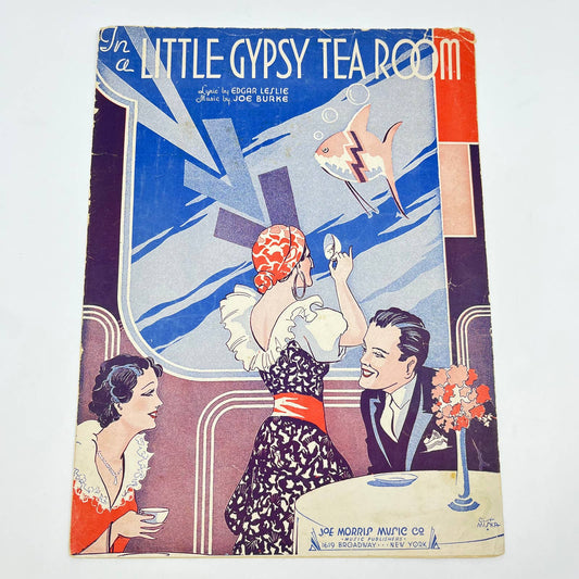 1935 In a Little Gypsy Tea Room Edgar Leslie Joe Burke Sheet Music