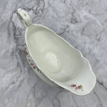 Antique John Maddock And Sons Royal Vitreous China Porcelain Gravy Boat TA1