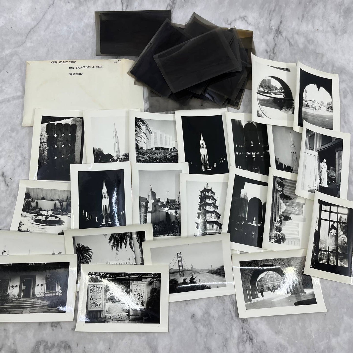 1939 Collection of Photos & Negatives San Francisco & Fair Stanford TJ9-PG6