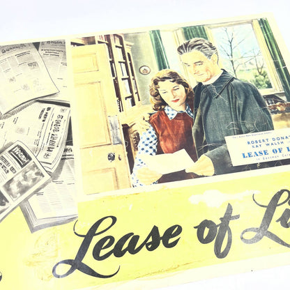 Lease of Life - Robert Donat Kay Walsh Great Britain Lobby Card 3 FL4