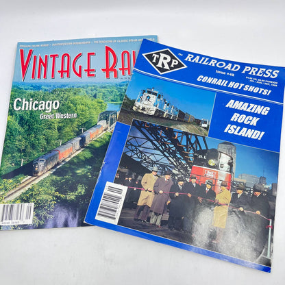 Lot of 14 Vintage Railroad Magazines 1950s-1990s TF9