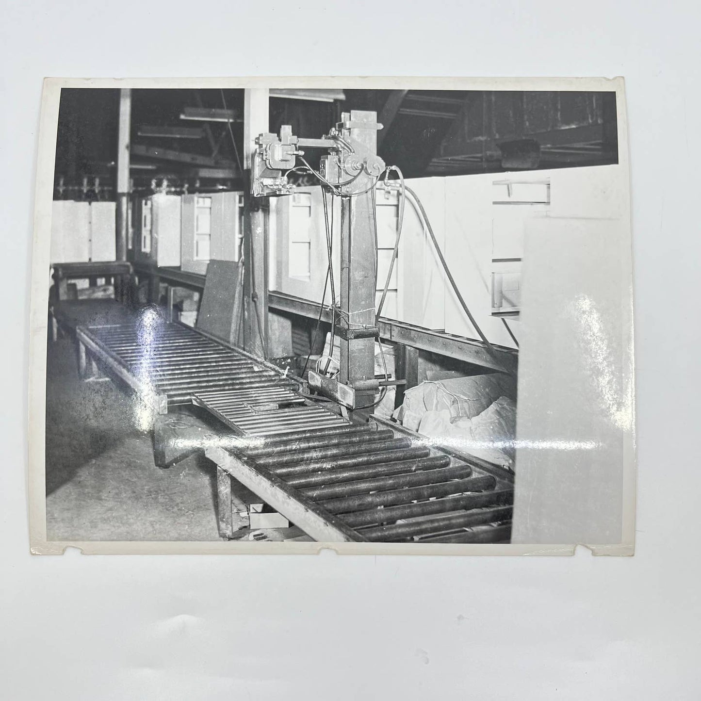 1940s Assembly Line Manufacturing Machinery Photo 8x10” Chicago IL AA7-21