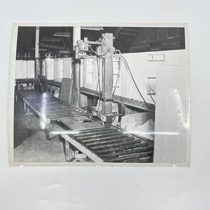 1940s Assembly Line Manufacturing Machinery Photo 8x10” Chicago IL AA7-21