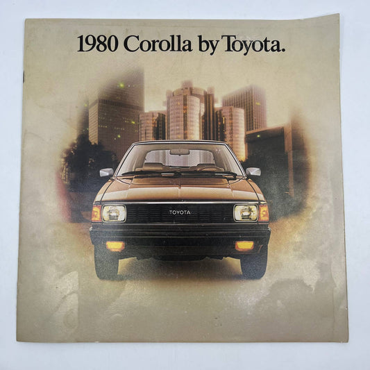 1980 Toyota Corolla Original Dealer New Car Showroom Brochure TH8
