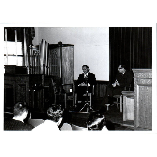 Shu-Kai Chow Chinese Ambassador, Harry Savage Yankton College 1966 Photo TK1-P5