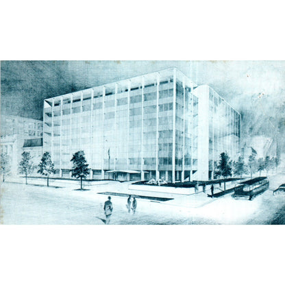 Proposed NEA Center Original Postcard P2-7