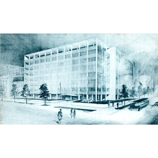 Proposed NEA Center Original Postcard P2-7