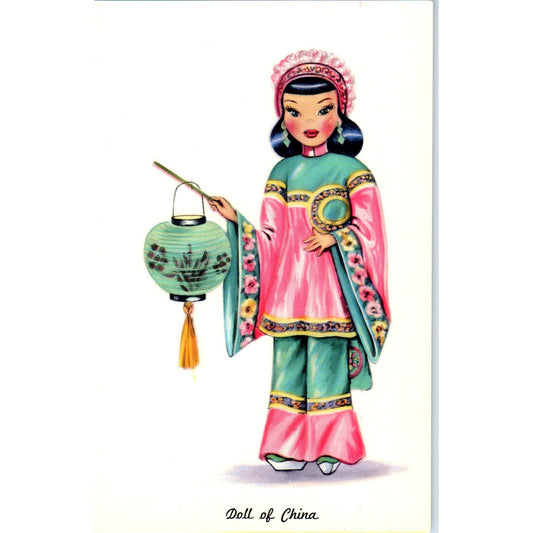 Doll of China - Dolls of Many Lands Series Original Postcard PB4