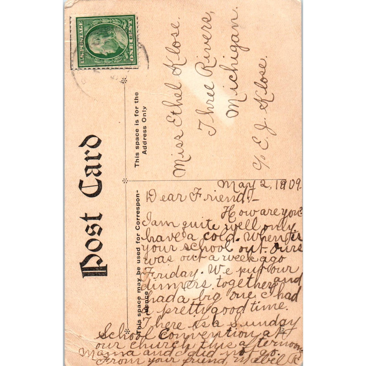 Artist F. Earl Christy Pennant Girls Princeton University 1908 Postcard TK1-28