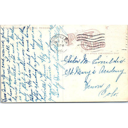 Interior Livestock Pavilion State Fair Louisville KY 1910 Postcard P3-3