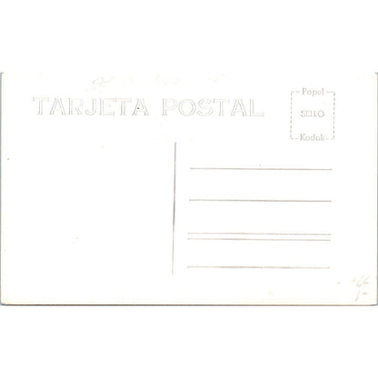 Pyramid of the Sun - Teotihuacán, Mexico RPPC Original Postcard TK1-P12