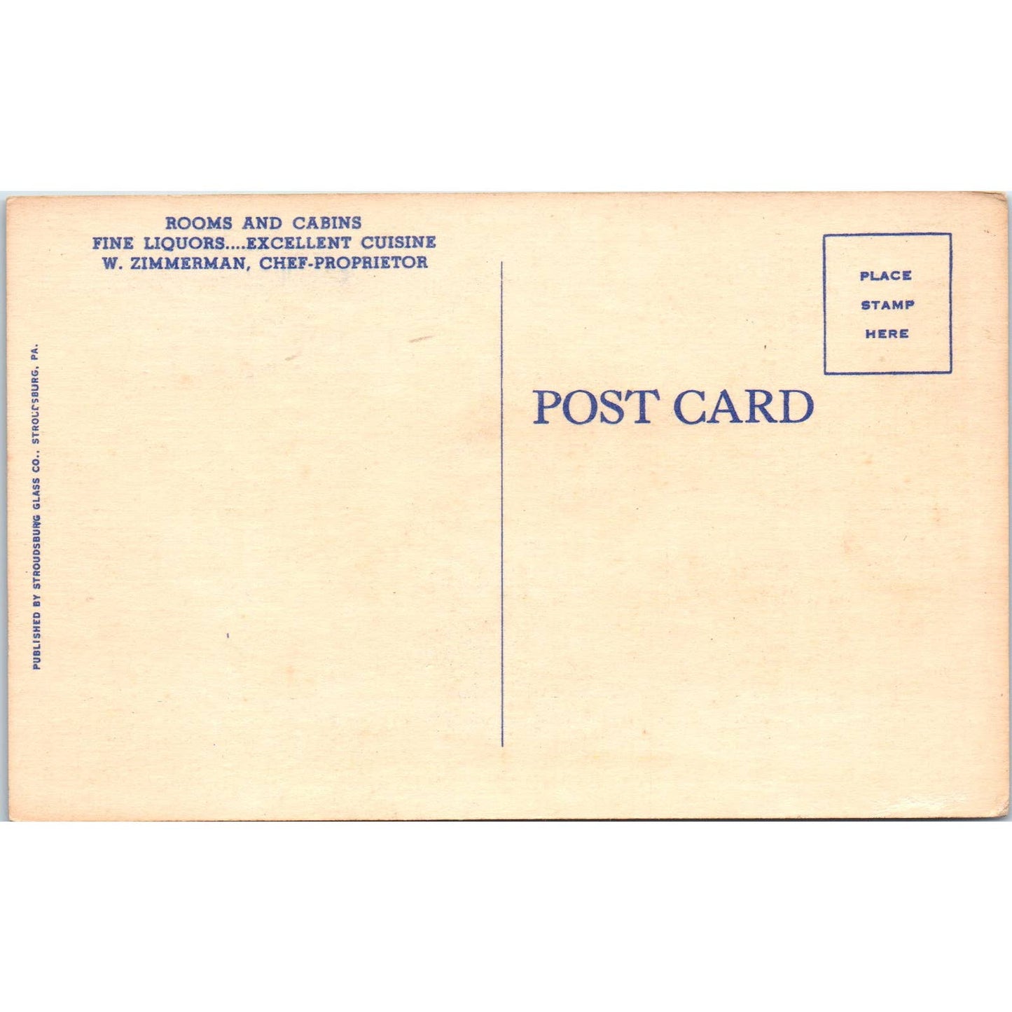 Rhineland Inn Swiftwater PA Pocono Mts - Original Postcard TJ7-RP2