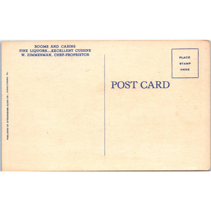 Rhineland Inn Swiftwater PA Pocono Mts - Original Postcard TJ7-RP2