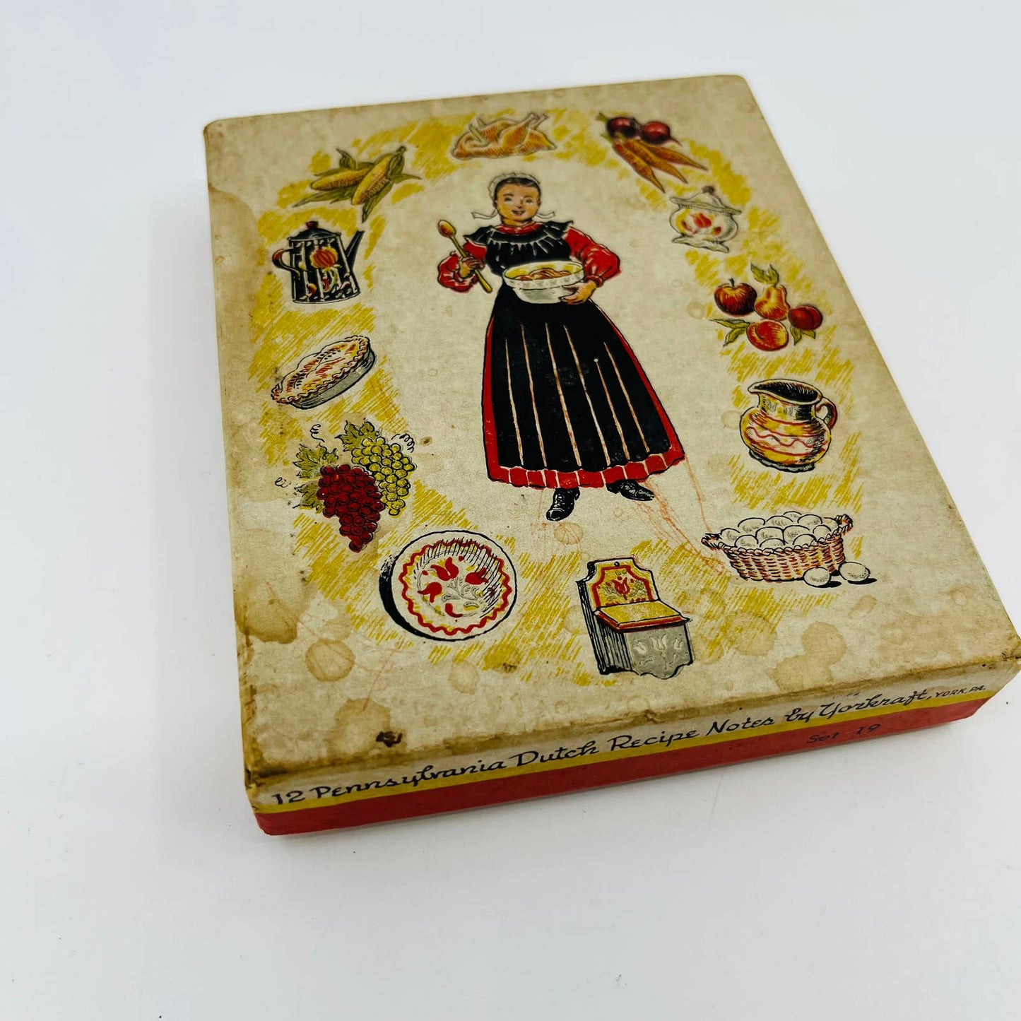 Pennsylvania Dutch Notes with Recipes, Cards w/Envelopes, Conestoga Crafts TD9