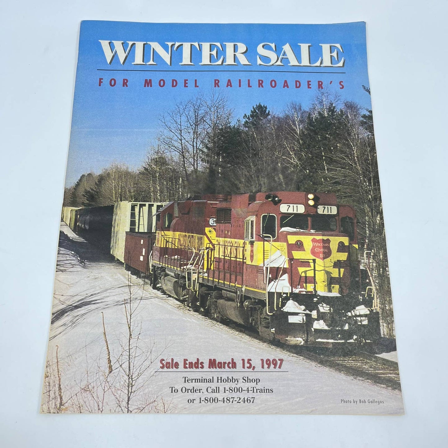 1997 Terminal Hobby Shop Winter Sale for Model Railroaders Catalog TC6