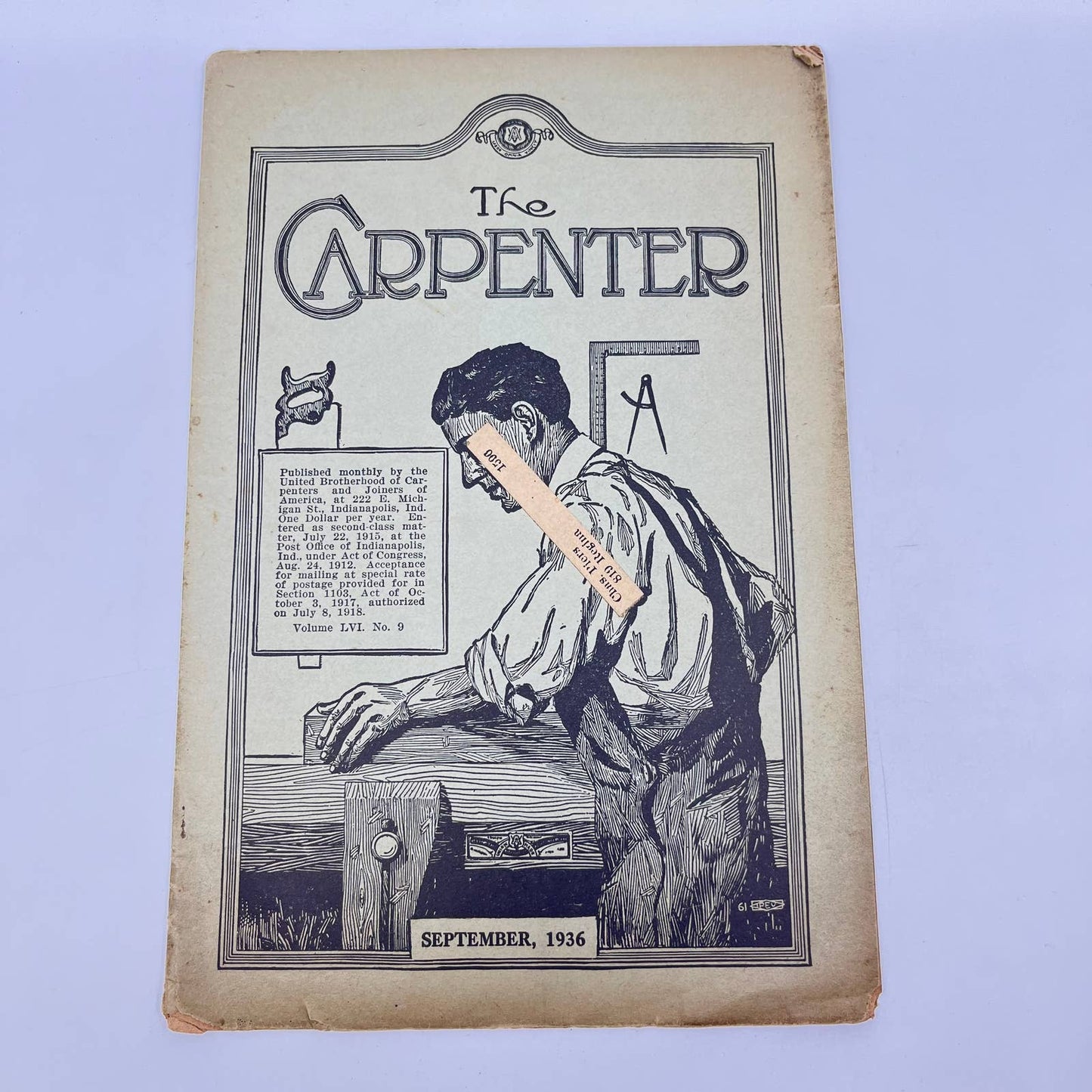 1936 September The Carpenter Magazine Vol. LVI No. 9 TF2