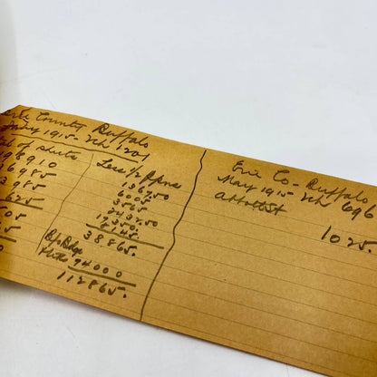 1915 New York, Chicago & St Louis Railroad Co. Legal Department Statement AA9