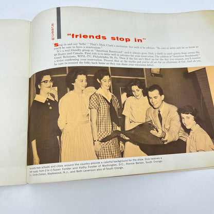 Dick Clark 1957 Annual Yearbook Magazine American Bandstand TF3