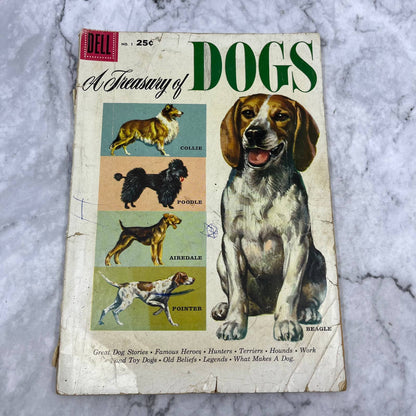 Vintage A Treasury of Dogs Comic Book Dell 1956 TJ3