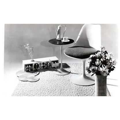 c1960 Original Press Photo MCM Family Room Interior Design Promo TJ7-1