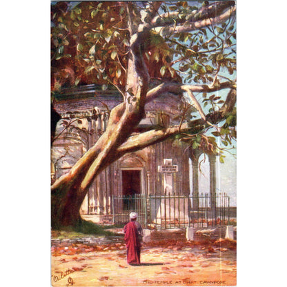 Cawnpore The Temple at Ghat Raphael Tuck Oilette Original Postcard TK1-P17