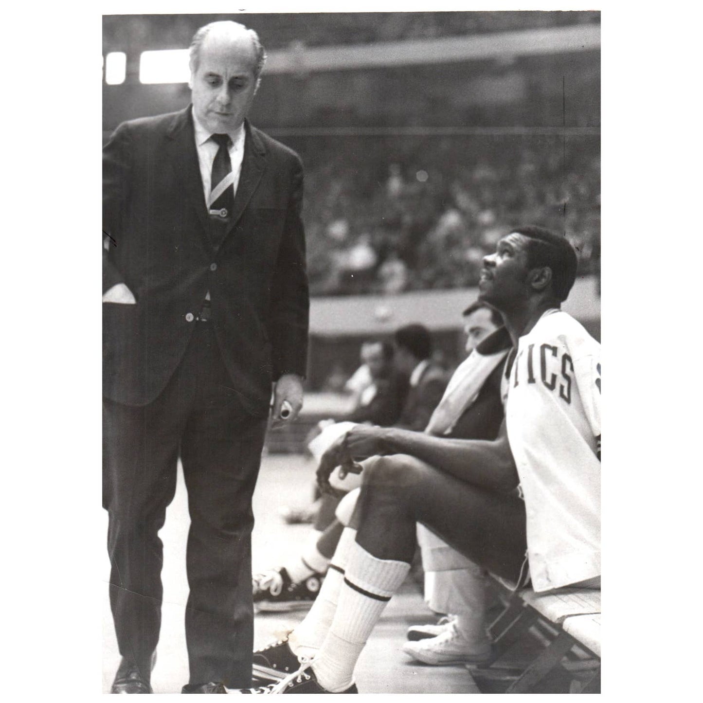 1968 Press Photo Basketball NBA Red Auerbach Boston Celtics 6x9" AD3