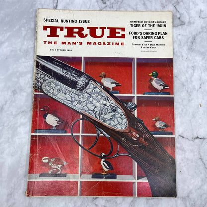 1955 Oct TRUE MAGAZINE Hunting Issue Ford Safety Tiger of the Imjin TJ3