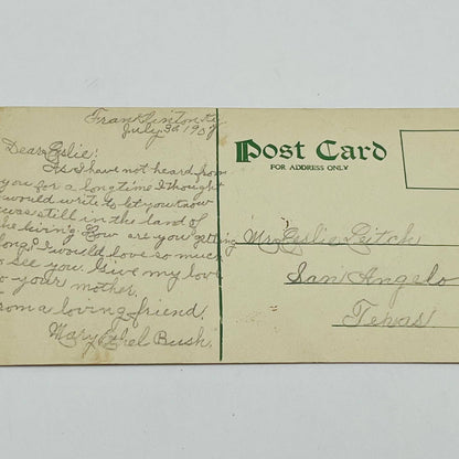 1907 St. Patrick’s Day Post Four Leaf Clover Franklinton KY Mica Luck PA3