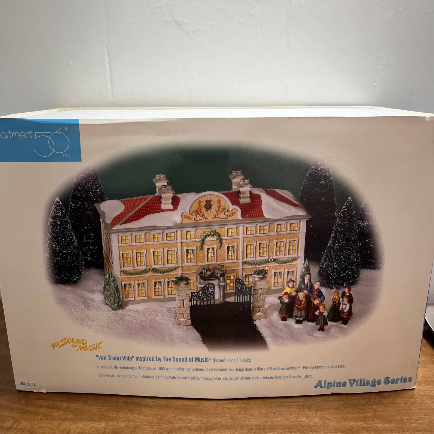 NIB Dept 56 Heritage 1998 Alpine Village Von Trapp Villa Sound Of Music 56178