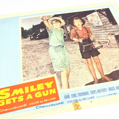 1958 Smiley Gets a Gun Dame Sybil Thorndike Chips Rafferty 5 Lobby Card FL4