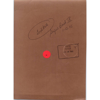 1975 Press Photo Football NFL Super Bowl IX Steelers Roy Gerela 7x10" TK2-FP