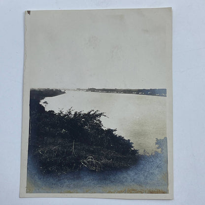 1903 Original Photograph View of Town of Tuxpam From Across River Mexico AC7