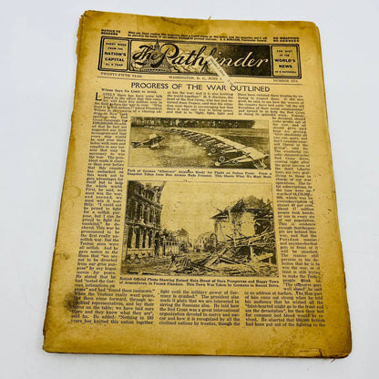 1918 WWI The Pathfinder Newspaper War Progress Lot of 4 Washington DC TD6