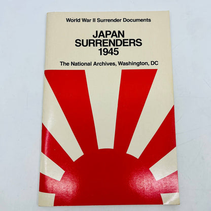 WWII Surrender Documents Japan Surrenders 1945 National Archives TD3