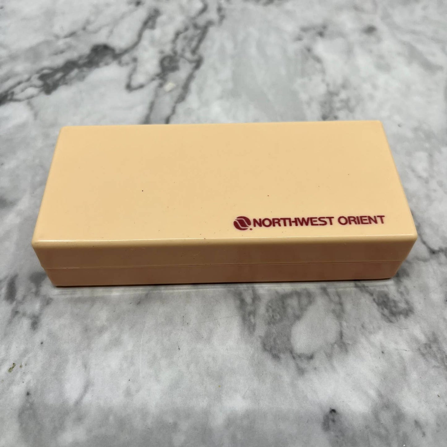 Vintage Northwest Orient Airlines Toothbrush Box TK1