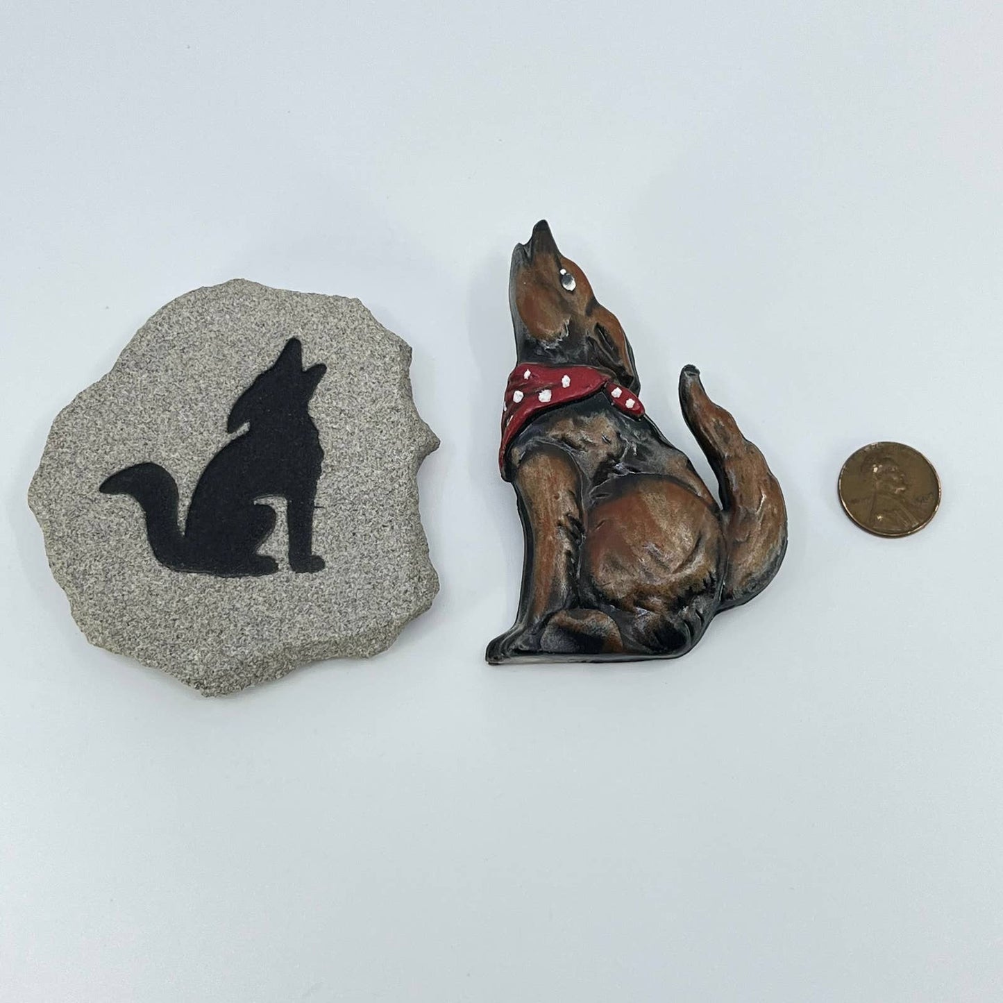 VTG Southwestern Coyote Set of 2 Refrigerator Magnet SD2
