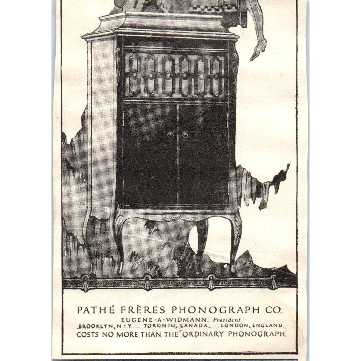 c1920 Harper's Magazine Ad - Harrison Granite Memorials Gravestones EA3-4