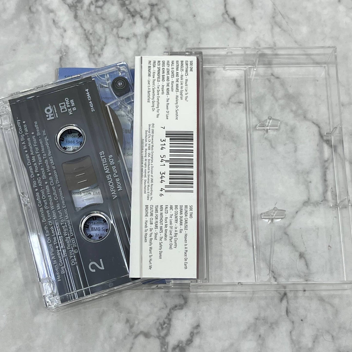 MORE PURE 80’s VARIOUS ARTISTS  Cassette Tape TB5-10