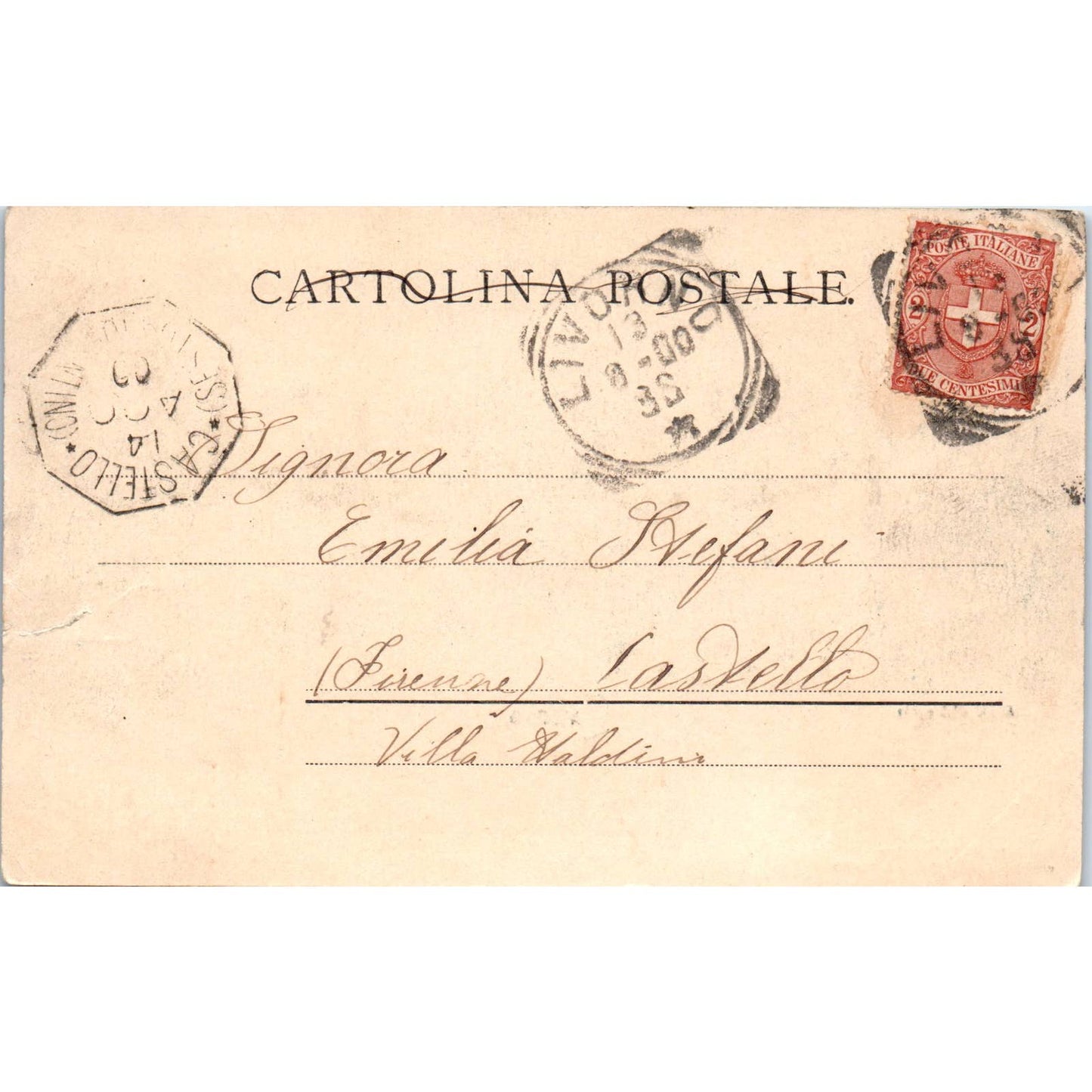 Livorno Scali D'Azeglio c1910 - Original Postcard TJ9-P1