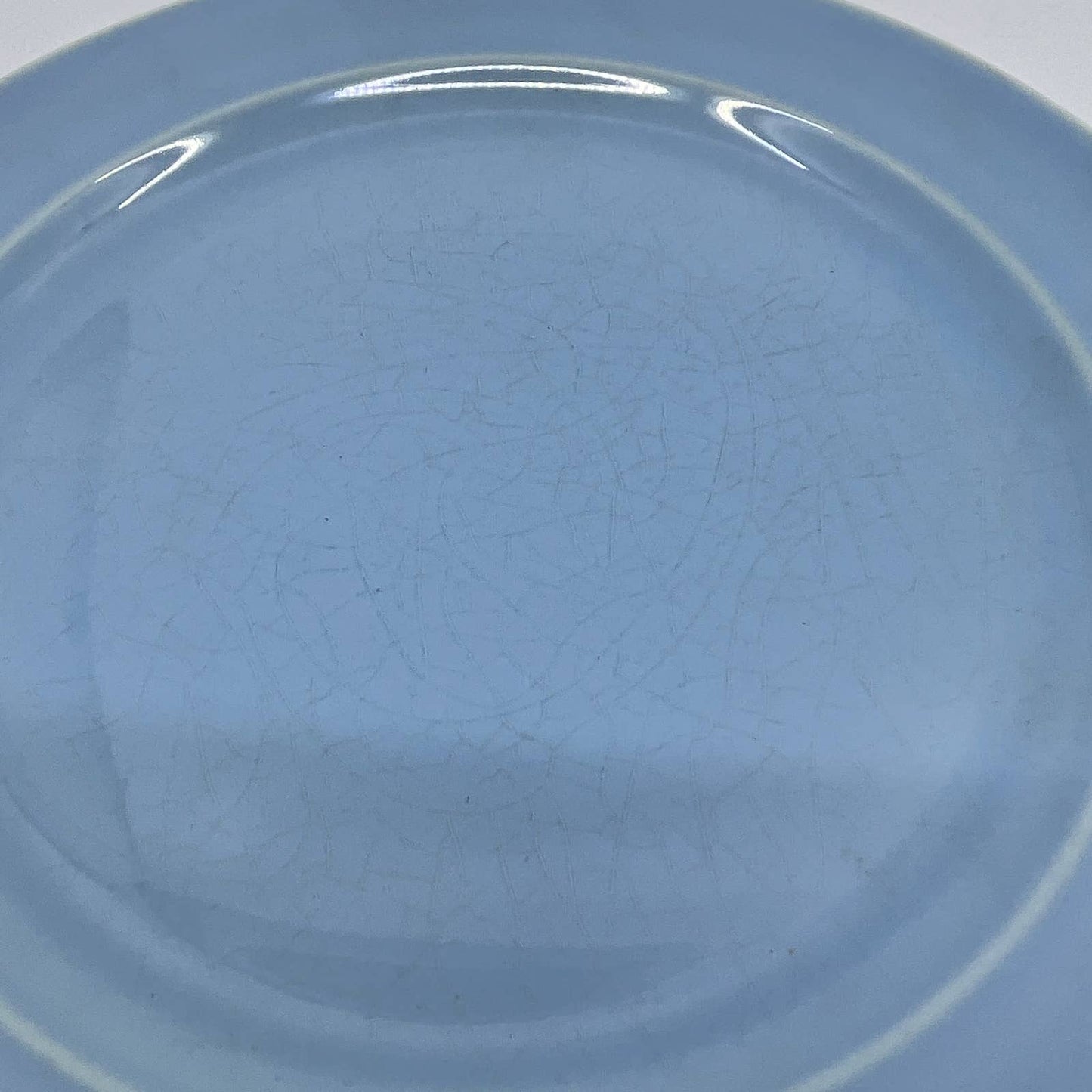 Vintage Lu-Ray Pastels Blue 9 1/4" Dinner Plate T.S.&T. TI3-7