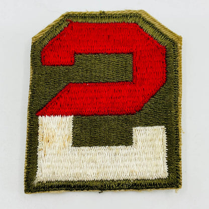 Korean War US 2nd Army Patch Insignia Ranger Red White 2 SB3