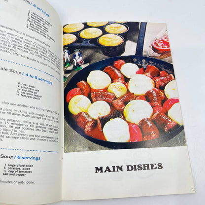 1970 Cookbook Bob Evans Farms Sausage Promo Booklet Paperback TF7