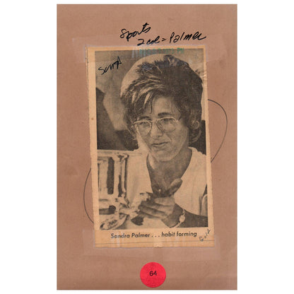 1975 Original Press Photo Ladies' Golf Sandra Palmer Women's Open ~6x8 AD1-2