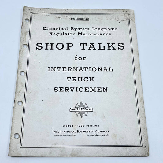 1940s Shop Talks for IH Truck Servicemen #48 Electrical System Diagnosis TF8