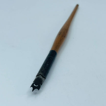 VTG Fountain Dip Pen Wood Contour American Pencil Co. w/ #2 Nib SB3