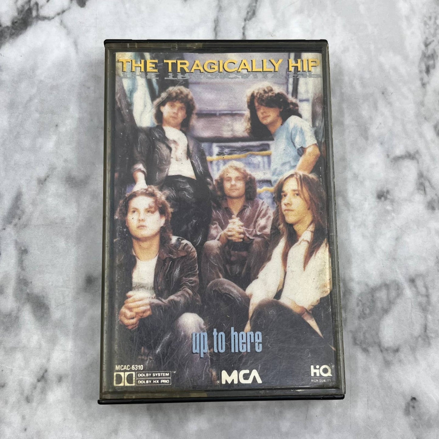 TRAGICALLY HIP: up to here MCA Cassette Tape TI1-40